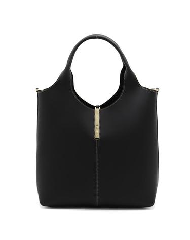 [해외직구][B47]토즈 XBWEBRF0200UBLB999 여성 탑핸들백 토트백 BLACK LEATHER TOTE