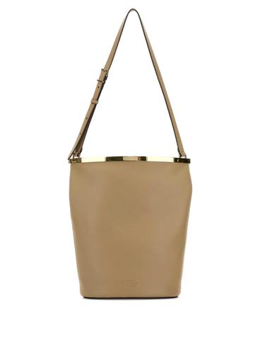 [해외직구][X45]토즈 XBWCRNK0200UCT C803 여성 숄더백 크로스백 버킷백 탑핸들백 Beige leather Magenta bucket bag