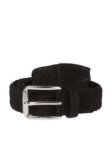 [해외직구][B47]토즈 XCMCPR23100HMKB999 남성 벨트 허리띠 BLACK SUEDE BELT