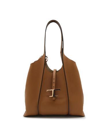 [해외직구][B47]토즈 XBWTSBA0200Q8ES410 여성 탑핸들백 토트백 BROWN LEATHER TIMELESS TOTE
