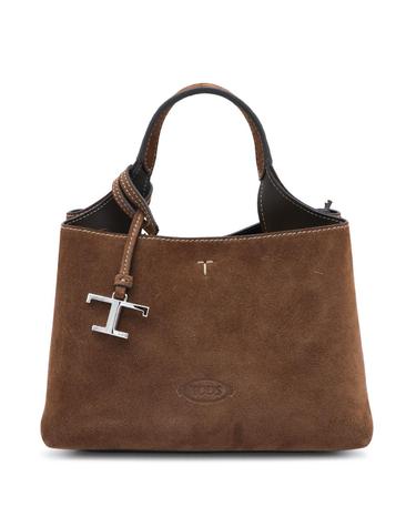 [해외직구][B47]토즈 XBWAPAEL000XBL246F 여성 토트백 탑핸들백 가방 TOBACCO SUEDE TOP HANDLE BAG
