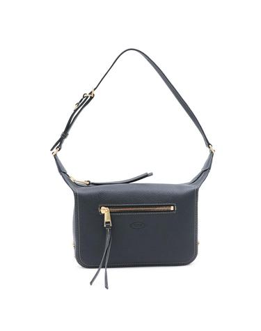 [해외직구][B47]토즈 XBWGMTH0100VROB999 여성 토트백 탑핸들백 숄더백 쇼퍼백 BLACK LEATHER METAL DOTS SHOULDER BAG