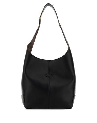 [해외직구][X45]토즈 XBWDBMS0400UCT B999 여성 숄더백 크로스백 버킷백 탑핸들백 Black leather Tod s Di Bag Folio bucket bag