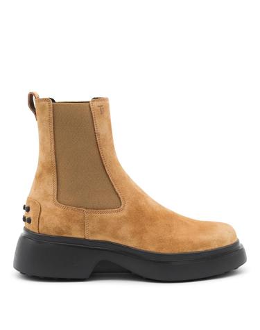 [해외직구][B47]토즈 XXW74L0JK20RE0S816 여성 앵클 롱 미디 부츠 BROWN LEATHER BOOTS