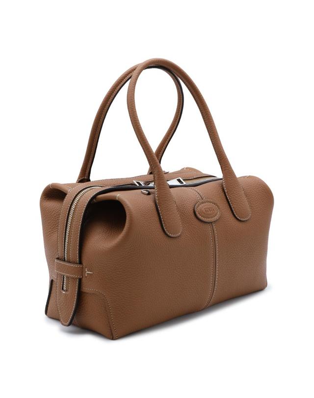 토즈 [해외직구][B47]토즈 XBWDBKH0200XGAS410 여성 토트백 탑핸들백 가방 BROWN LEATHER TOP HANDLE BAG 착용컷