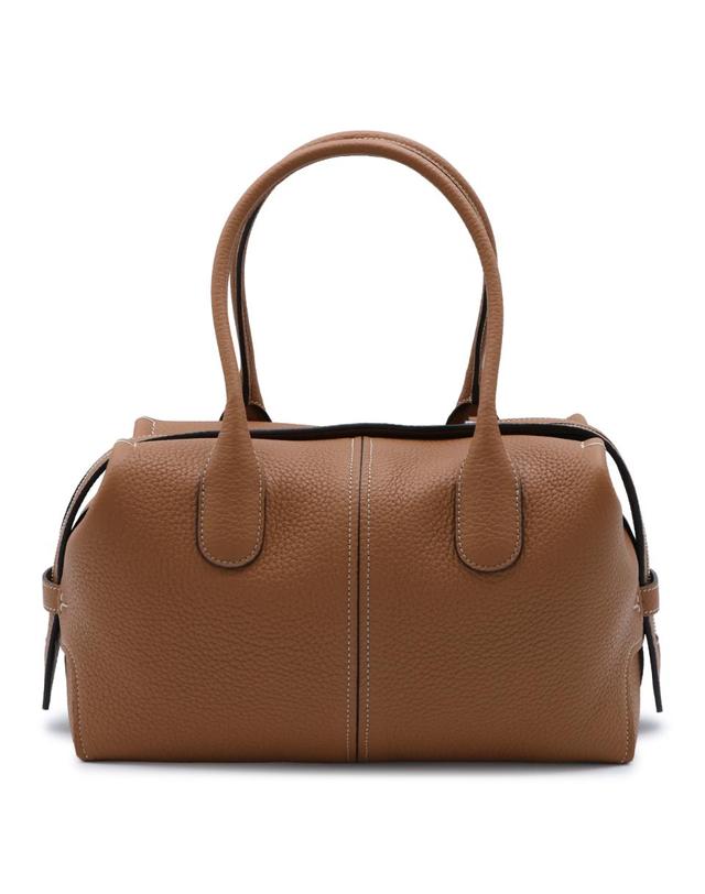 토즈 [해외직구][B47]토즈 XBWDBKH0200XGAS410 여성 토트백 탑핸들백 가방 BROWN LEATHER TOP HANDLE BAG 착용컷