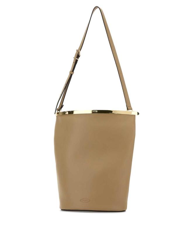 토즈 [해외직구][X45]토즈 XBWCRNK0200UCT C803 여성 숄더백 크로스백 버킷백 탑핸들백 Beige leather Magenta bucket bag 착용컷