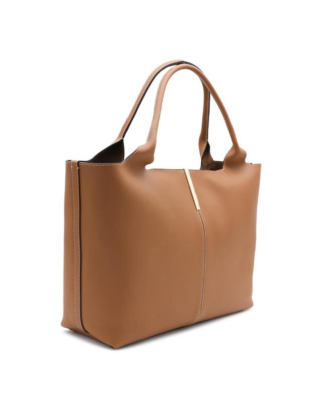 토즈 [해외직구][B47]토즈 XBWEBRA0250UBL2L83 여성 탑핸들백 토트백 BEIGE LEATHER MEDIUM TOTE 착용컷