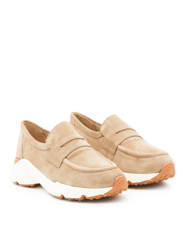 토즈 [해외직구][B47]토즈 XXW54C0JC41RE0S812 여성 로퍼 뮬 단화 LIGHT TOBACCO LEATHER LOAFERS 착용컷