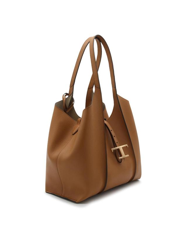 토즈 [해외직구][B47]토즈 XBWTSBA0200Q8ES410 여성 탑핸들백 토트백 BROWN LEATHER TIMELESS TOTE 착용컷