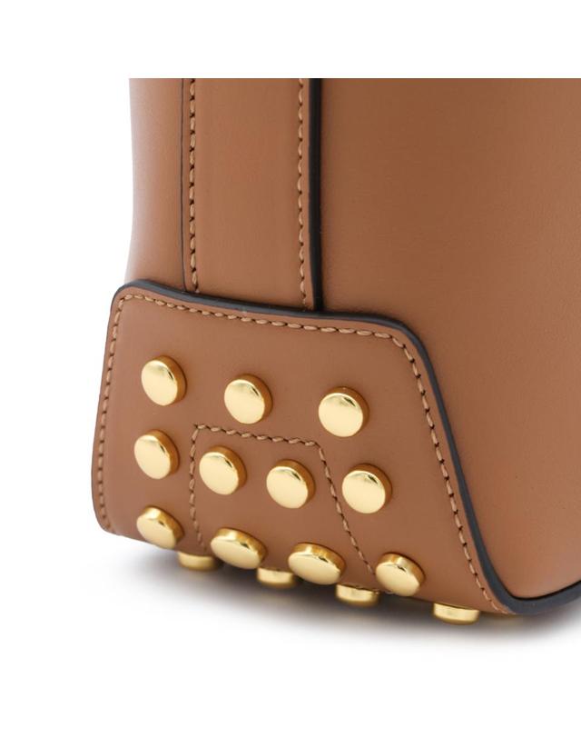 토즈 [해외직구][Q11]토즈 XBWGMTE0100RORS410 여성 숄더백 DARK BROWN LEATHER GMT SHOULDER BAG 착용컷