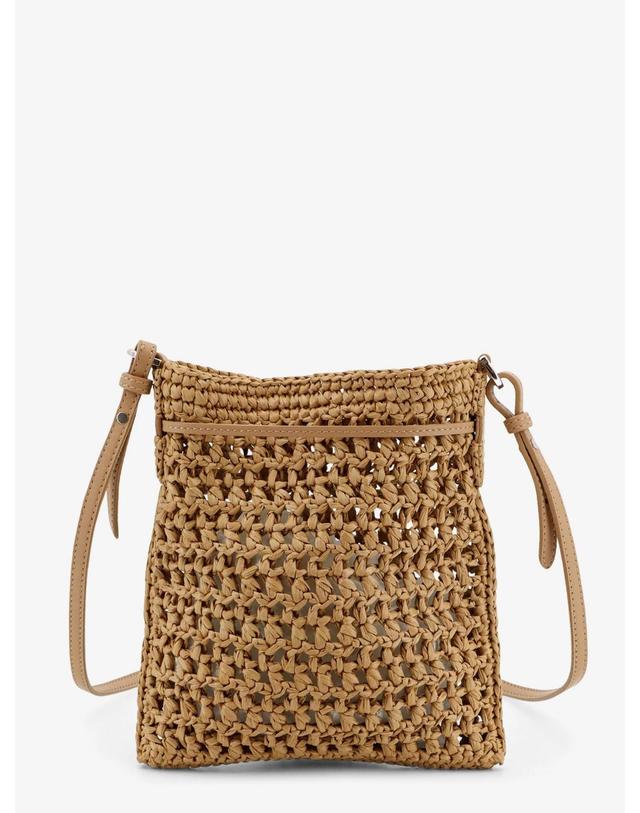 토즈 [해외직구][N85]토즈 XBWEBLR0100RGM 여성 숄더백 버킷백 토트백 TODS Raffia bucket bag with crochet motif 착용컷