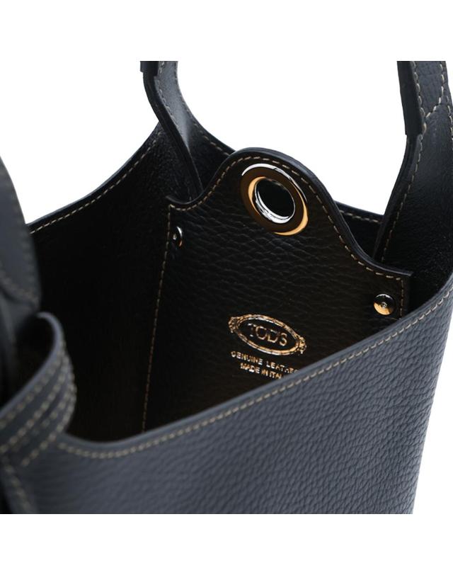 토즈 [해외직구][B47]토즈 XBWAPAK0100QRIB999 여성 숄더백 사첼백 크로스백 BLACK LEATHER APA MINI SATCHEL 착용컷