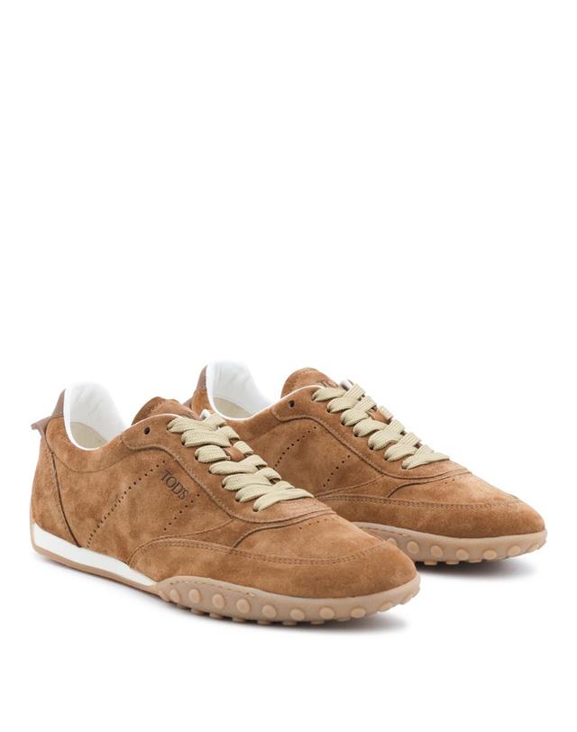 토즈 [해외직구][B47]토즈 XXW13M0KO30QG5S600 여성 스니커즈 로우탑 LIGHT BROWN SUEDE SNEAKERS 착용컷