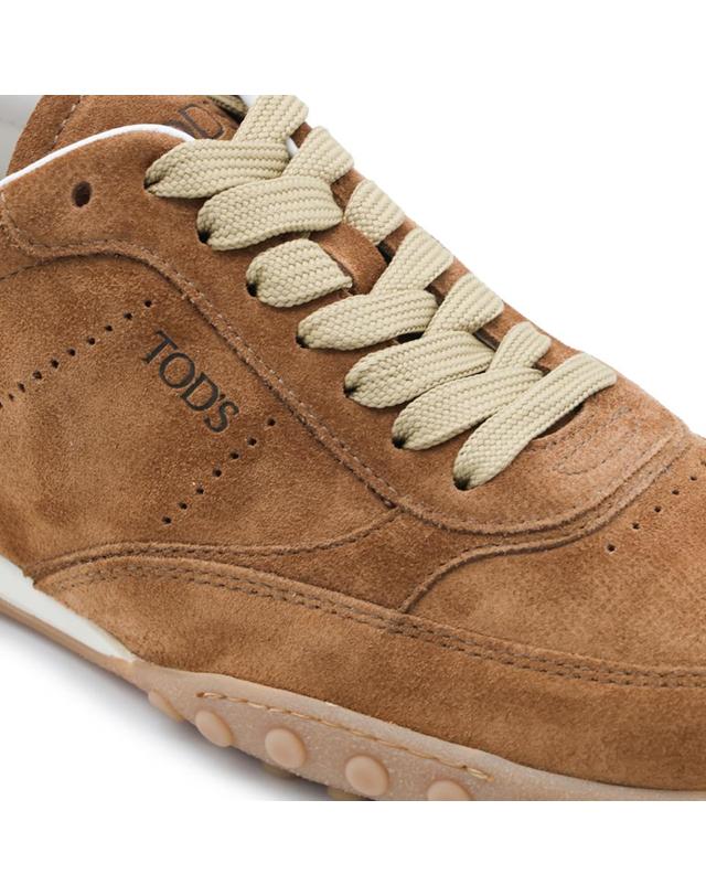 토즈 [해외직구][B47]토즈 XXW13M0KO30QG5S600 여성 스니커즈 로우탑 LIGHT BROWN SUEDE SNEAKERS 착용컷