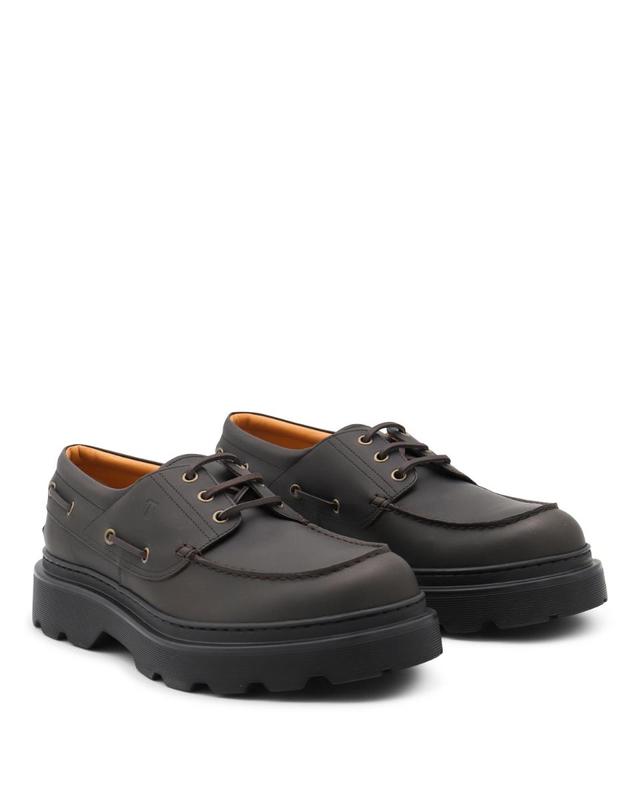토즈 [해외직구][B47]토즈 XXM24L0JP00UFSS808 남성 로퍼 페니로퍼 BROWN LEATHER LOAFERS 착용컷