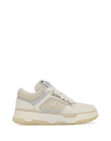 [해외직구][X45]아미리 AMFOSR1001 ALABASTER 남성 스니커즈 단화 남자스니커즈 Two tone leather and mesh MA 1 sneakers