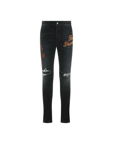 [해외직구][Q11]아미리 AMBMJE1127904 남성 데님진 청바지 DARK GREY COTTON JEANS