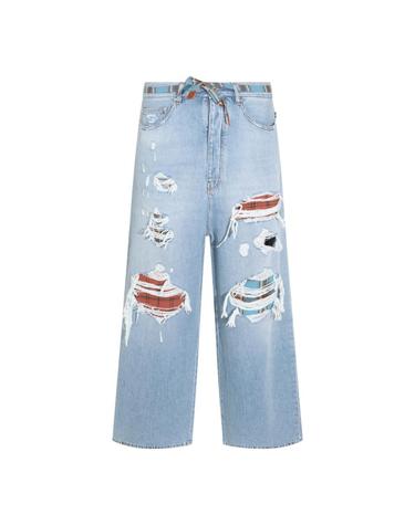 [해외직구][Q11]아미리 AMBMJE1132839 남성 데님진 청바지 LIGHT BLUE COTTON JEANS