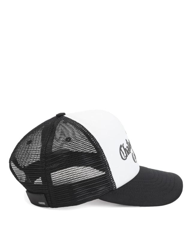 아미리 [해외직구][Q11]아미리 AMSAHE1035953 남성 모자 캡 BLACK AND WHITE COTTON BASEBALL CAP 착용컷