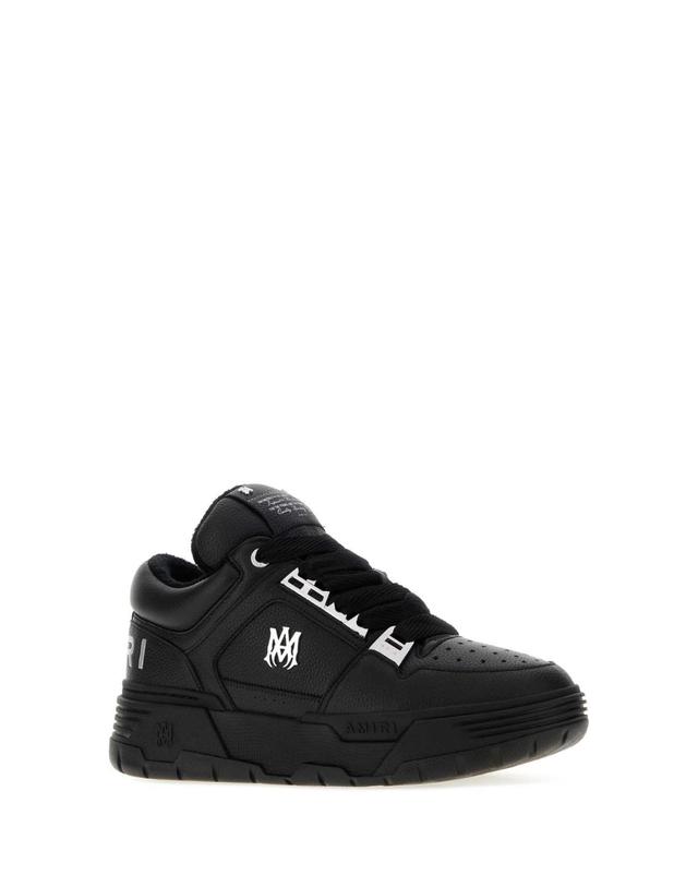 아미리 [해외직구][X45]아미리 AMFOSR1152 BLACK 남성 스니커즈 단화 남자스니커즈 Black leather MA 1 sneakers 착용컷