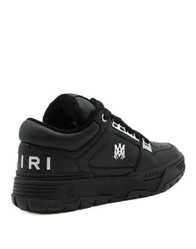 아미리 [해외직구][B47]아미리 AMFOSR1152001 남성 로우탑 스니커즈 BLACK LEATHER METALLIC MA 1 SNEAKERS 착용컷