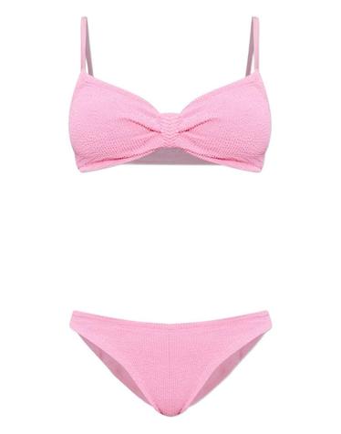 [해외직구][A94]훈자지 ALICIA BIKINI MBUBBLEGUM 여성 비치웨어 수영복 HUNZA G HUNZA G Alicia Bikini