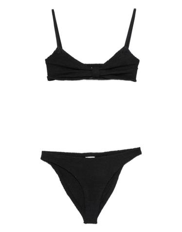 [해외직구][A94]훈자지 ALICIA BIKINI MBLACK 여성 비치웨어 수영복 HUNZA G HUNZA G Alicia Bikini