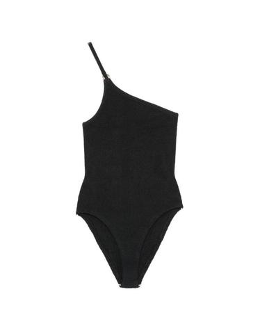 [해외직구][A94]훈자지 CLARA SWIM ABLACK 여성 비치웨어 수영복 HUNZA G HUNZA G Clara One Piece Swimsuit