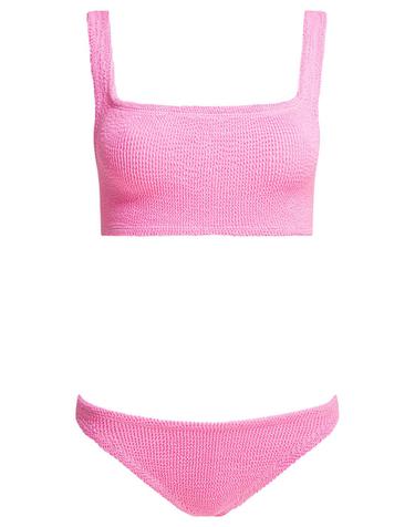 [해외직구][V90]훈자지 XANDRA BIKINICRINKLEBUBBLEGUM 여성 수영복 원피스 비키니 스윔웨어 Beachwear