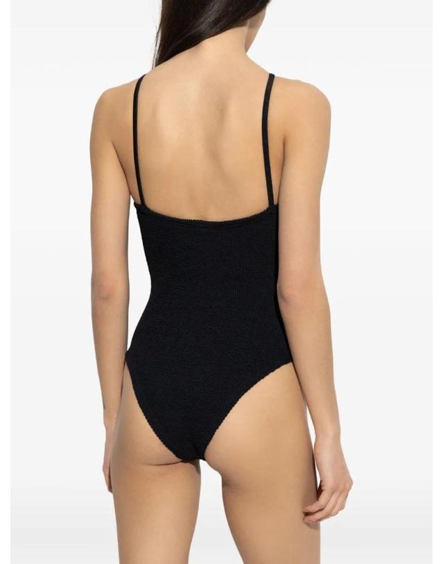 훈자 지 [해외직구][A94]훈자지 JASMINE SWIM MBLACK 여성 비치웨어 수영복 HUNZA G HUNZA G Jasmine One Piece Swimsuit 착용컷