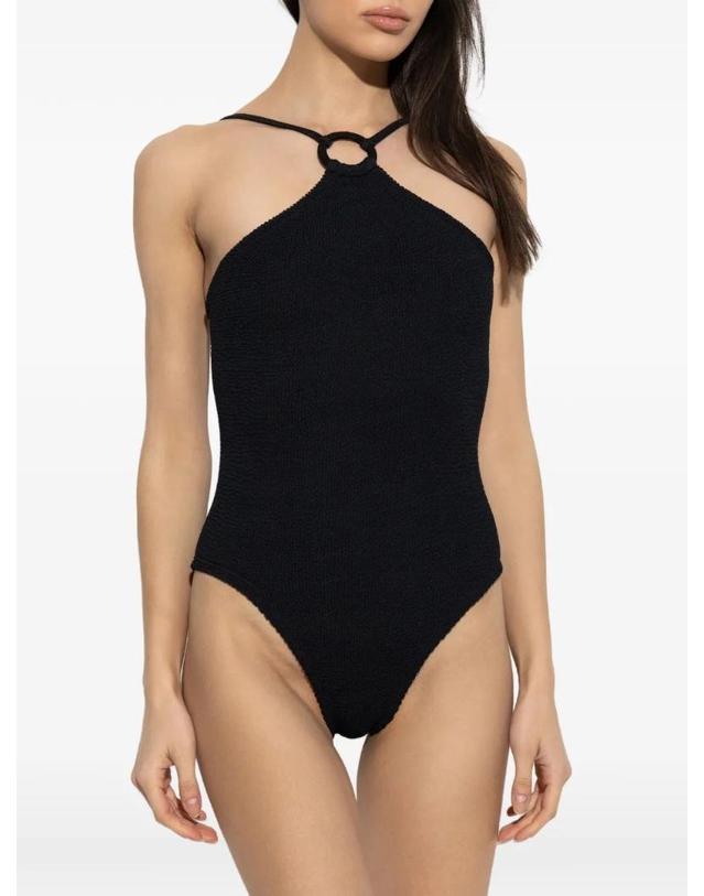 훈자 지 [해외직구][A94]훈자지 JASMINE SWIM MBLACK 여성 비치웨어 수영복 HUNZA G HUNZA G Jasmine One Piece Swimsuit 착용컷