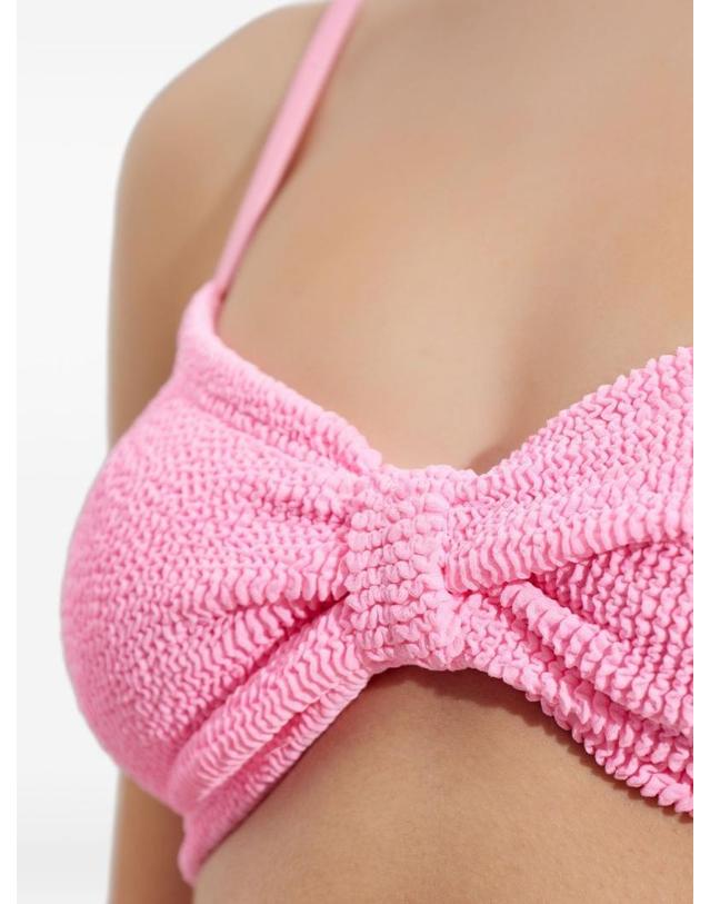 훈자 지 [해외직구][A94]훈자지 ALICIA BIKINI MBUBBLEGUM 여성 비치웨어 수영복 HUNZA G HUNZA G Alicia Bikini 착용컷