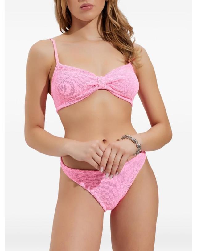 훈자 지 [해외직구][A94]훈자지 ALICIA BIKINI MBUBBLEGUM 여성 비치웨어 수영복 HUNZA G HUNZA G Alicia Bikini 착용컷