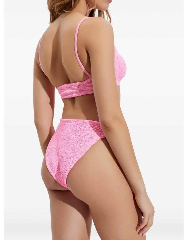 훈자 지 [해외직구][A94]훈자지 ALICIA BIKINI MBUBBLEGUM 여성 비치웨어 수영복 HUNZA G HUNZA G Alicia Bikini 착용컷