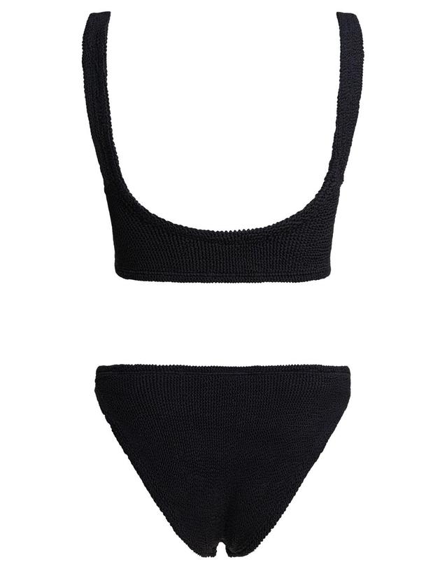 훈자 지 [해외직구][V90]훈자지 XANDRA BIKINICRINKLEBLACK 여성 수영복 원피스 비키니 스윔웨어 Beachwear 착용컷