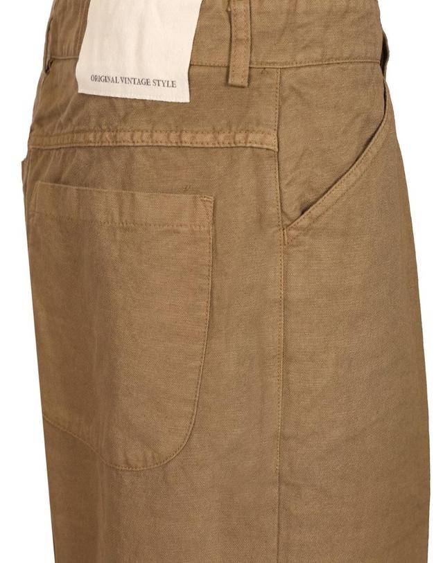 오리지날 빈티지 [해외직구][A94]ORIGINAL VINTAGE PARKER201NOCE 남성 바지 면바지 트라우저팬츠 ORIGINAL VINTAGE ORIGINAL VINTAGE Cotton And Linen Blend Trousers 착용컷