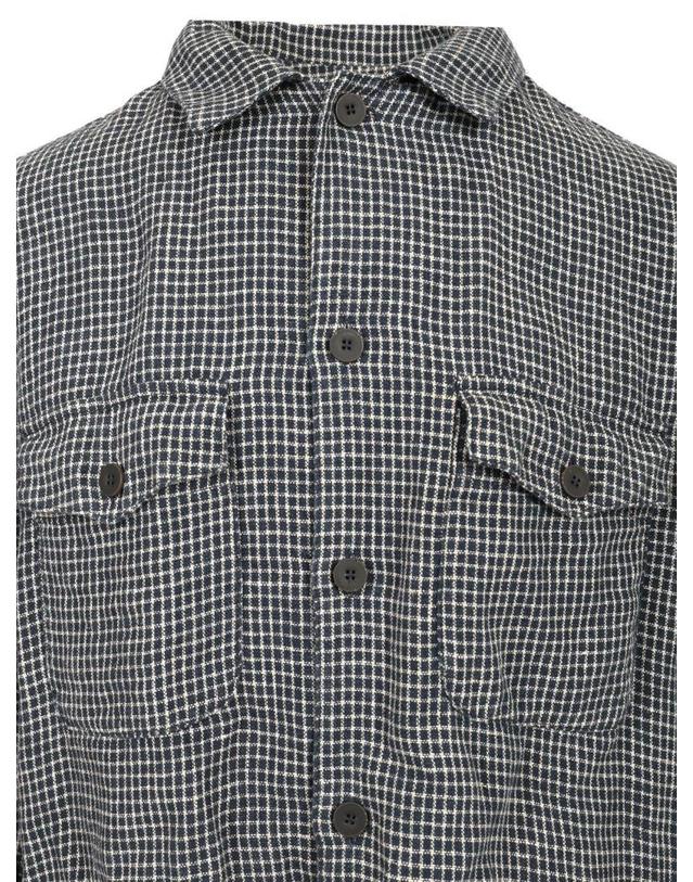 오리지날 빈티지 [해외직구][A94]ORIGINAL VINTAGE RALF209BLU 남성 셔츠 ORIGINAL VINTAGE ORIGINAL VINTAGE Overshirt 착용컷