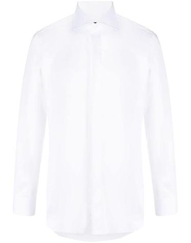 [해외직구][A94]BARBA I1U13P01PZ1000U0001 남성 셔츠 BARBA BARBA Classic White Shirt