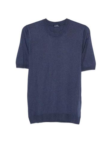 [해외직구][A94]BARBA 7000 908012350343512570 남성 티셔츠 민소매 상의 BARBA BARBA Crew Neck T Shirt