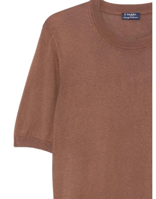 바르바 [해외직구][A94]BARBA 7000 908012350343512168 남성 티셔츠 민소매 상의 BARBA BARBA Crew Neck T Shirt 착용컷
