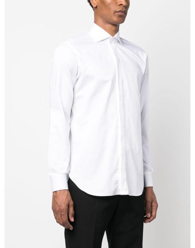 바르바 [해외직구][A94]BARBA I1U13P01PZ1000U0001 남성 셔츠 BARBA BARBA Classic White Shirt 착용컷