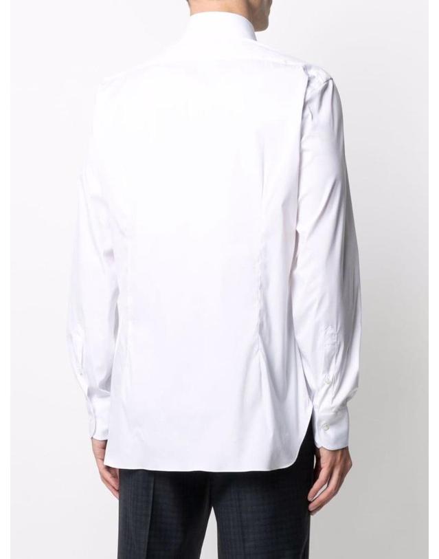 바르바 [해외직구][A94]BARBA I1U13P01PZ2700U0001 남성 셔츠 BARBA BARBA White I Shirt 착용컷