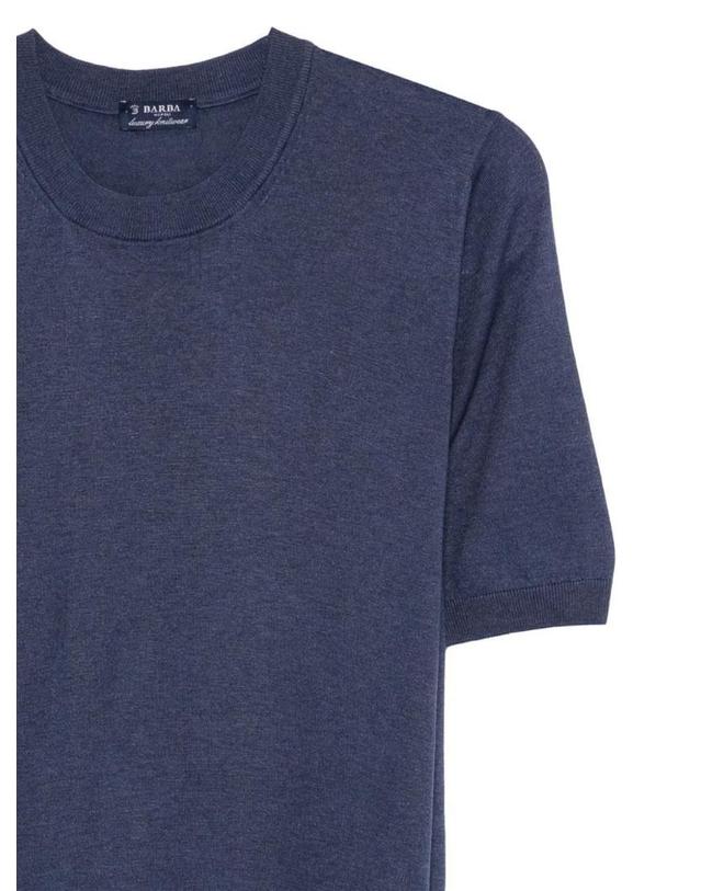 바르바 [해외직구][A94]BARBA 7000 908012350343512570 남성 티셔츠 민소매 상의 BARBA BARBA Crew Neck T Shirt 착용컷
