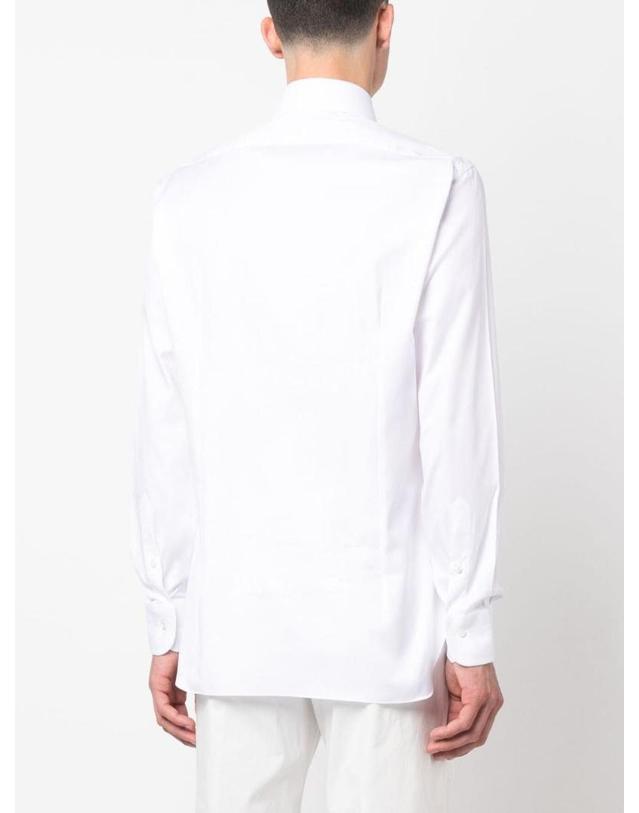 바르바 [해외직구][A94]BARBA I1U13P01PZ5009U0001 남성 셔츠 BARBA BARBA White I Semi Slim Shirt 착용컷