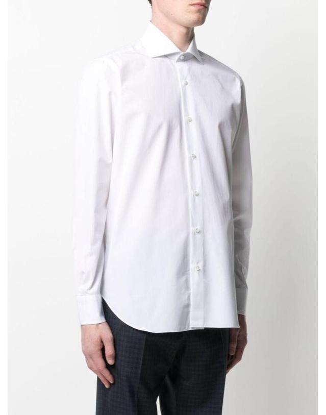 바르바 [해외직구][A94]BARBA I1U13P01PZ1800U0001 남성 셔츠 BARBA BARBA White Shirt 착용컷
