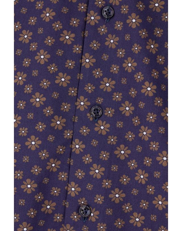 바르바 [해외직구][W63]BARBA 50025LIU13 0003 남성 셔츠 남방 Camicia in popeline con stampa 착용컷
