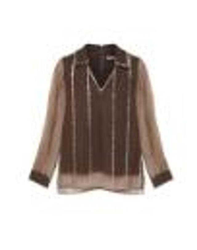 [해외] [웨일스보너] [G95]웨일즈 보너 WA25TO01SE01801 여성 셔츠 블라우스 남방 ORGANZA SHIRT FH8OXX00011