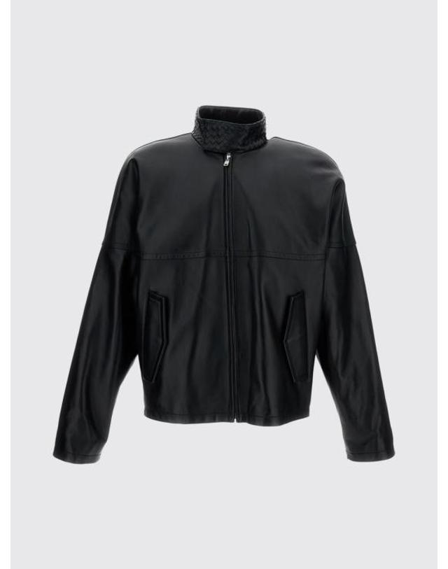 보테가 베네타 [명품] 26SS 보테가베네타 가죽 자켓 853929 V64W0 1010 BLACK DOM 착용컷