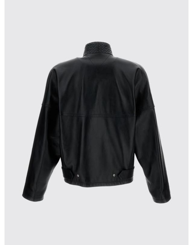 보테가 베네타 [명품] 26SS 보테가베네타 가죽 자켓 853929 V64W0 1010 BLACK DOM 착용컷